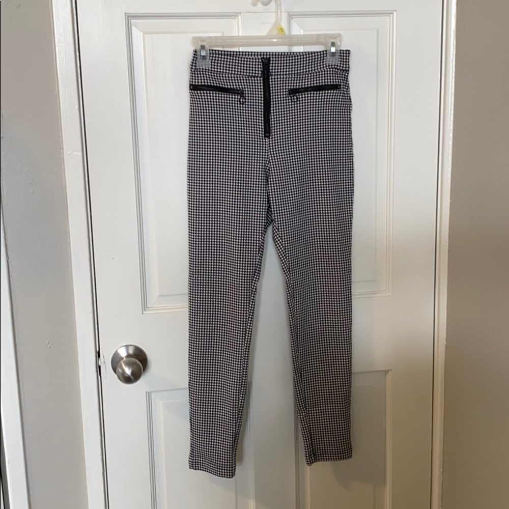 Checker cigarette pants